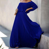 Lady Gaga Dress Sexy Exposed Pleated Chiffon Party Formal Dress