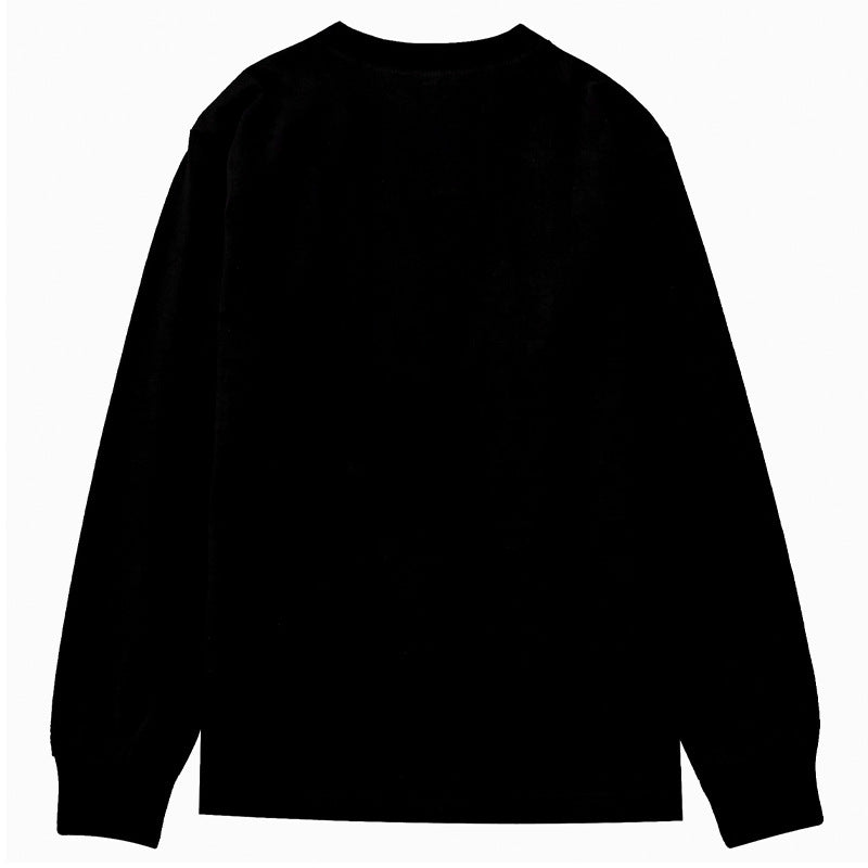Oversized 90S T Shirt High Street Rap Hip Hop Autumn and Winter Men's Loose Long Sleeve T-shirt