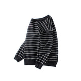 Children Boy Hoodie Jeans for Autumn Boy's Bathroom Striped Long Sleeve