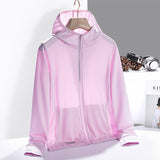 Sun Resistant Clothes UPF50 Ice Silk Summer Sun Protective Clothes Men and Women Outdoor Coat and Trench Coat