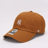 Dodgers and Yankees Baseball Cap 47brand Baseball Cap Female Khaki Embroidered NY Peaked Cap