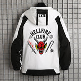 Stranger Things Hellfire Club Hoodie Men's and Women's Long Sleeve Hooded Jacket Casual Jacket