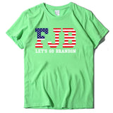 Let's Go Brandon T Shirt Top Women's Letter Print Short-Sleeve T-shirt Women