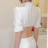 Music Festivals Rave Outfits Girls Tops Summer Women's Fashion Slim T-shirt