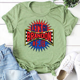 Let's Go Brandon T Shirt Short-Sleeved T-shirt Bottoming Shirt for Women
