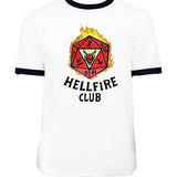 Hellfire Club Shirt Hellfire Club Letter Print T-shirt Short Sleeve