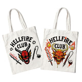Stranger Things Hellfire Club Handbag Stranger Things 4 Canvas Bag Shoulder Canvas Bag