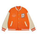 Varsity Jacket Vintage Autumn and Winter Baseball Uniform College Style Towel Embroidery Letter Jacket Coat Men's Clothing