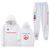 Travis Scott Astroworld Hoodie & Pant 2 Piece Set Fashion Men and Women