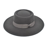 Mens Kentucky Derby Hats Woolen Hat Big Brim Jazz Warm Sun Hat