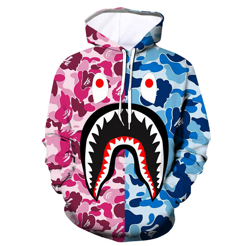 WGM Closing Men and Women Couple Hoodie Digital 3D Printed Sweater