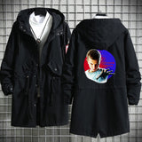Stranger Things Hellfire Club Hoodie StrangerThings Season 4 Men's and Women's Mid-Length Trench Coat
