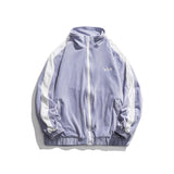 Varsity Jacket Vintage Autumn New Fresh Campus Jacket Unisex Style Stitching Long Sleeve Embroidered Coat for Men