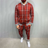Men Tracksuit Spring and Autumn Fashion Men's Slim Jacket