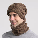 Men Winter Hats Winter Hat Sleeve Cap Autumn Men Knitted Hat