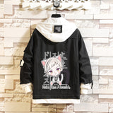 Comic Denim Jacket Men's and Women's Denim Jacket Spring