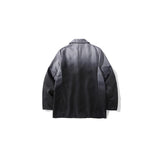 Mens Fall Outfits Vintage Tie-Dye Gradient Suit Jacket Men's Street Baggy Casual Jacket