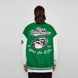 Alaska Varsity Jacket Spring and Autumn Embroidered Baseball Uniform Men's Loose Casual