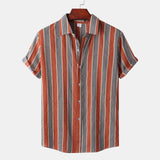 Men Beach T Shirts Summer Casual Beach Holiday Floral Print