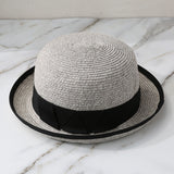 Top Hat Papyrus Dome Sun Hat Female Outdoor Sun-Proof Straw Hat