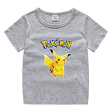 Children Pokemon Pikachu T Shirt Children's Clothing Children's Summer Clothing Short Sleeve T-shirt