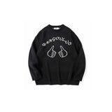 Mens Fall Outfits Cartoon Knitwear Men's and Women's Sweaters Student Hip Hop Cute Casual Couple Outfit Top