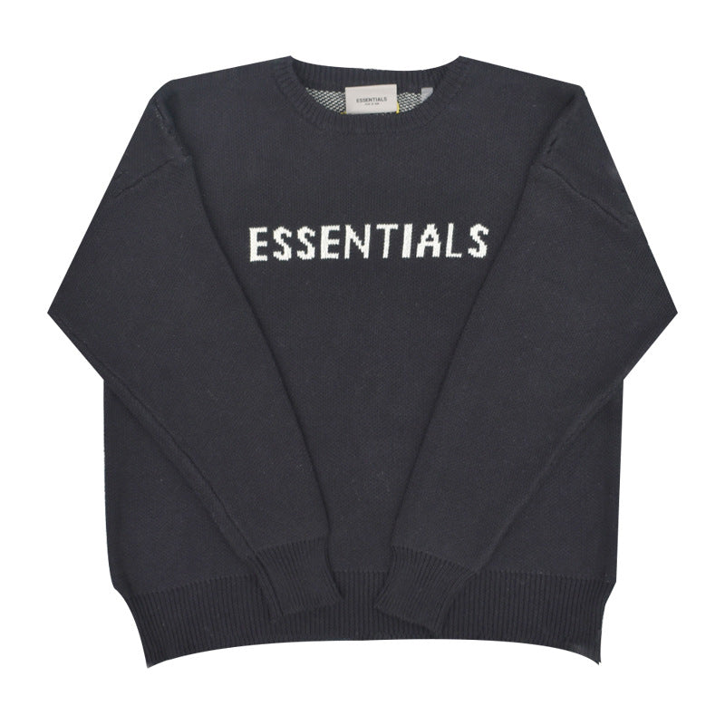 Fog Fear of God Essentials Sweatshirt round Neck Sweater High Street Loose Pullover Sweater for Men