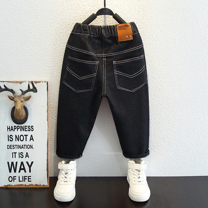 Toddler Boys Pants Boys' Jeans Spring and Autumn Leisure