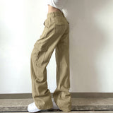Julia Fox Low Rise Trousers Autumn Women's Sports Casual Working Pants