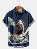 Men Beach T Shirts Men's Fashion Fashion Short Sleeve Shirt