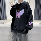 Men Sweatshirts round Neck Sweater Men's Spring and Autumn Loose Long Sleeve Jacket