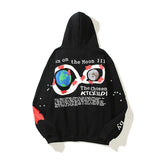 Kanye West KSG Hoodie Cartoon Print Loose Men's Women's Pullover