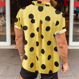 Men Hawaii Shirts Men's Sexy Beach Short Sleeve Shirt
