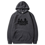 Stranger Things Hoodie Autumn and Winter Velvet Sport Hoodie Sweater Men