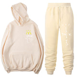 Travis Scott Astroworld Hoodie & Pant 2 Piece Set McDonald Jack Men's and Women's Hoodies Autumn Winter Sweater