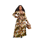 Nina Parker plus Size Dresses Sexy Floral Dress Beach Chiffon