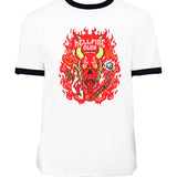 Hellfire Club Shirt Hellfire Club Letter Print T-shirt Short Sleeve