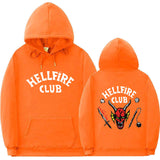 Stranger Things Hellfire Club Hoodie Hooded Sweatshirt Leisure Sports Sweater
