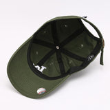 Dodgers and Yankees Baseball Cap Female Soft Top Big Logo NY Embroidery Matcha Green