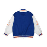 Baby Blue Varsity Jacket Letter Loose Men's Autumn Baseball Uniform Jacket