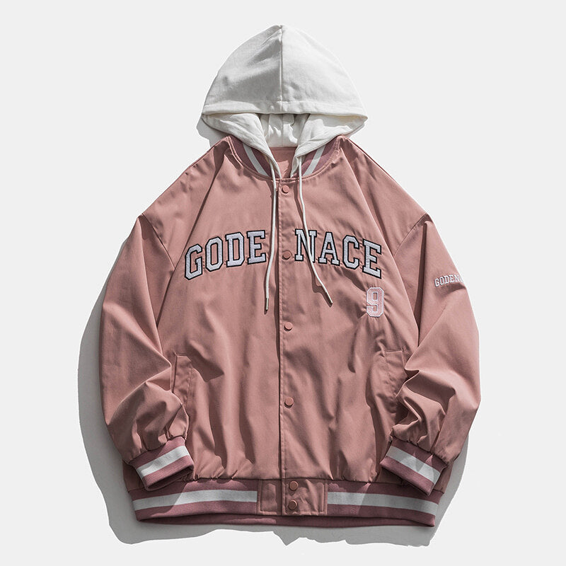 Cream Color Varsity Jacket Spring Jacket Baseball Uniform
