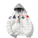 NASA Varsity Jacket Casual Jacket Men's and Women's Embroidered Loose Flight Jacket