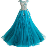 Women'S Evening Dress Ball Gown Princess Quinceanera Wedding Dresses Annual Meeting Solo Evening Dress Bel Canto Host Tulle Tutu Dress
