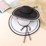 Fedora Golf Hats Summer Satin Women's Dome Straw Hat