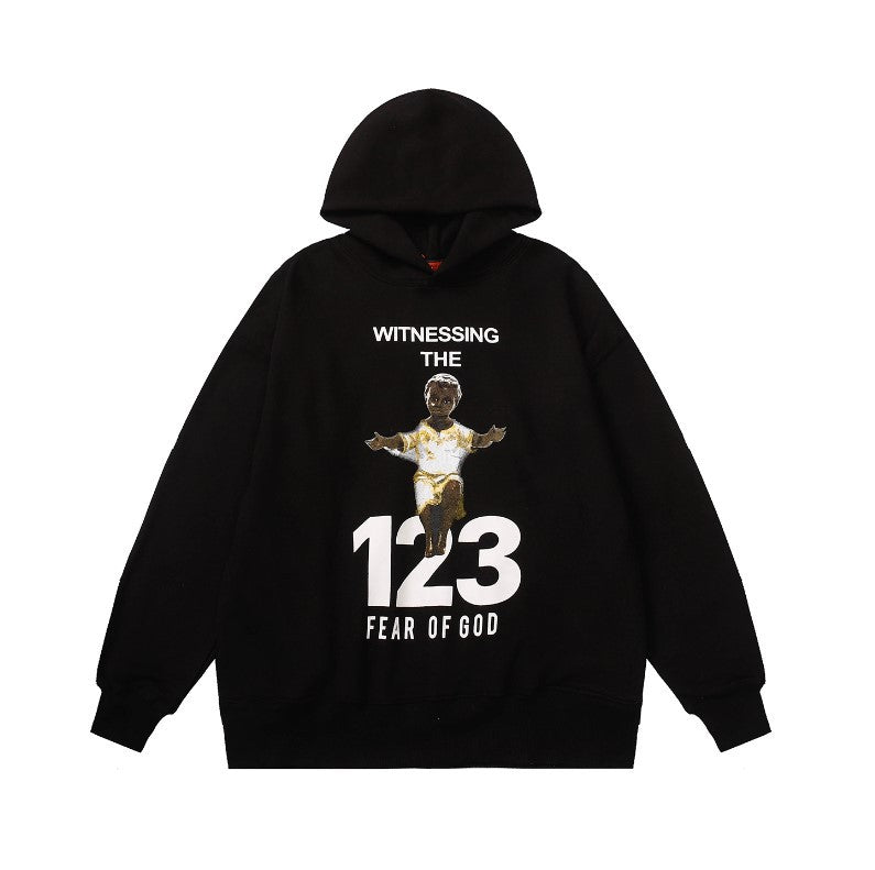Rrr123 Hoodie Fear of God Joint Name Rrr123 Loose Hoodie