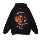 Kobe Shirt Kobe Black Mamba Printed Cotton Loose Men's and Women's Hoodie