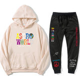 Travis Scott Astroworld Hoodie & Pant 2 Piece Set Men's and Women's Sweater Casual