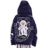 Women Winter Coats Puffer Jacket Down Coat Autumn and Winter New Bear Space Suit Down Jacket Hooded Thickened