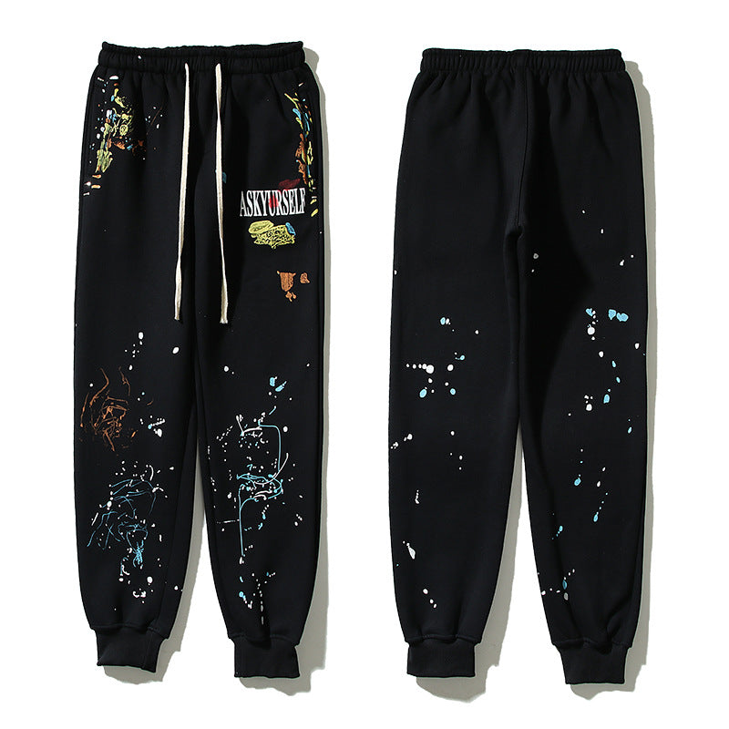 Kanye West Sunday Service Pant Ask Color Fleece Ink Sweatpants Casual