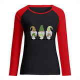Saint Patrick's Day Closing Clover Leopard Print Long Sleeve T-shirt